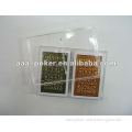 double plastic cards with plasctic box